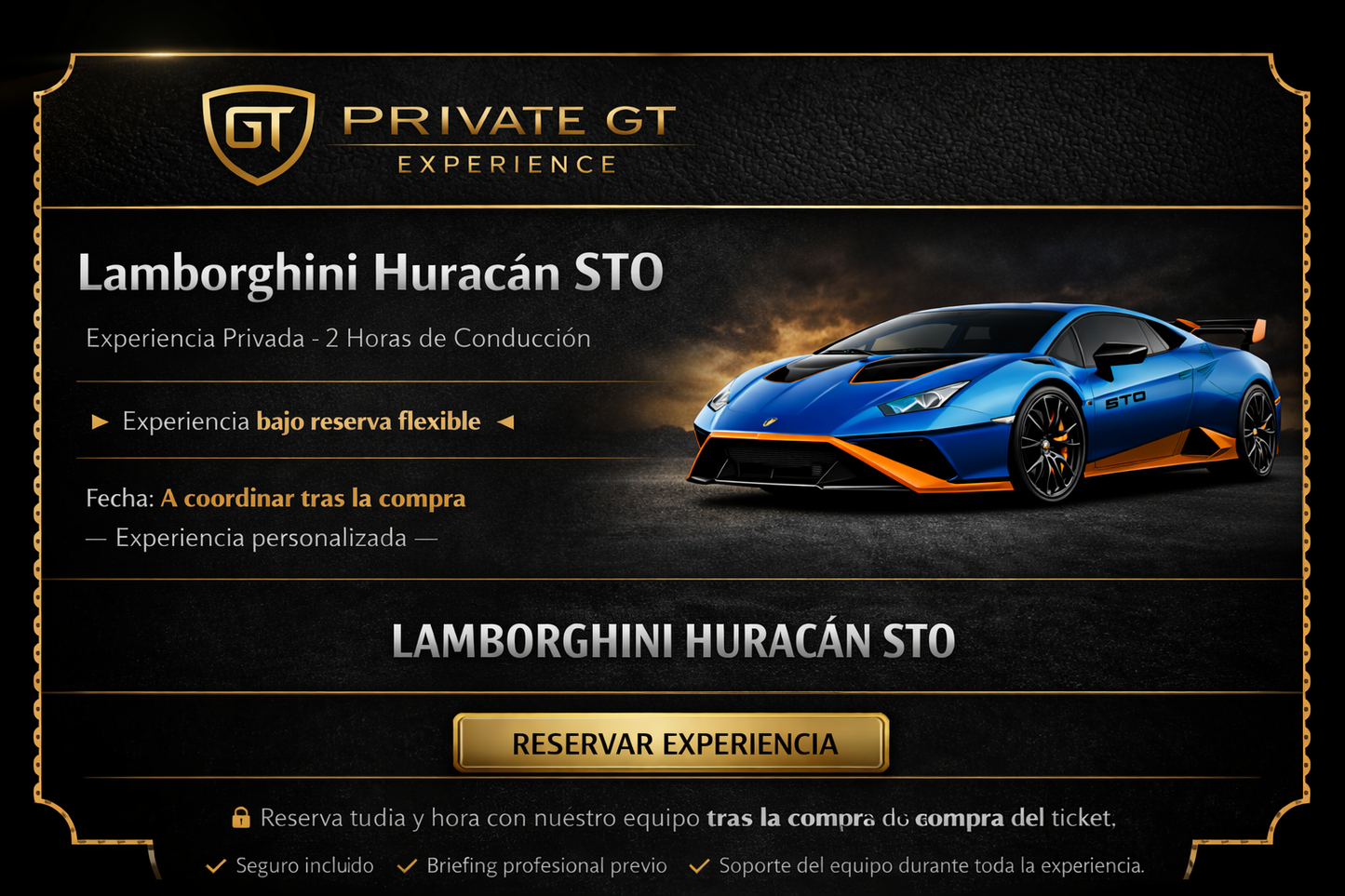 GT Experience - Lamborghini Huracán STO
